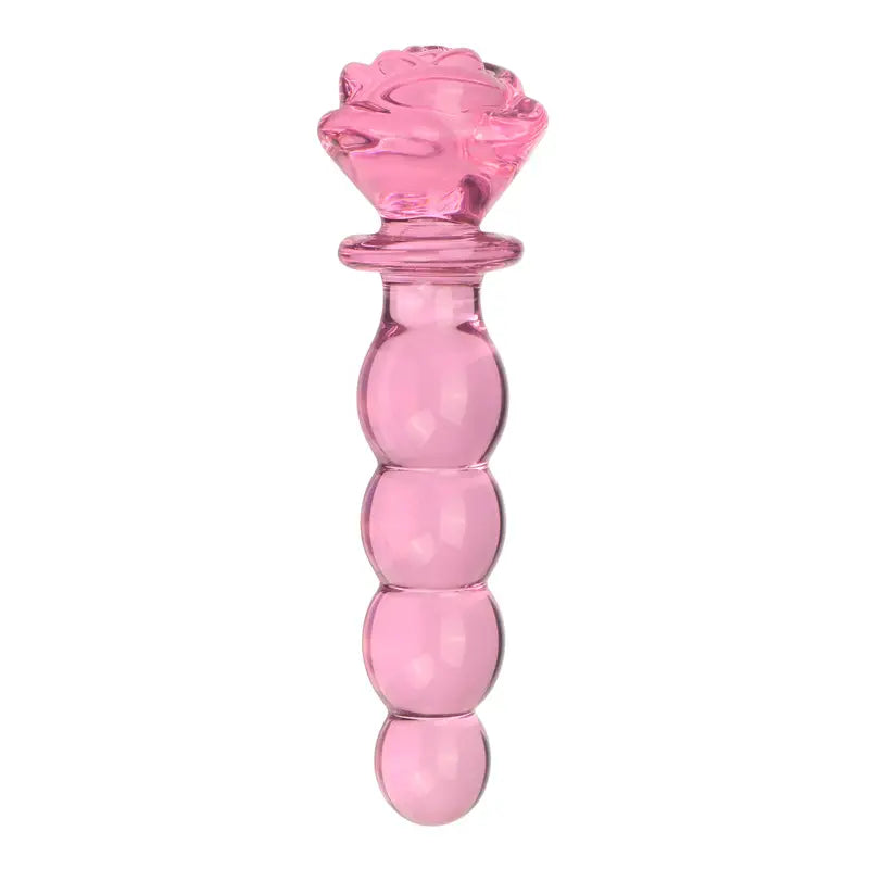 Plug en verre Rose